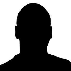 Image showing Mans Head Silhouette