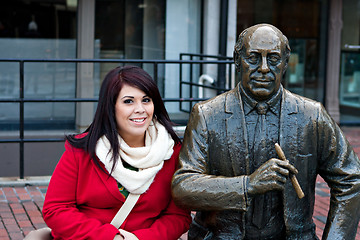 Image showing Boston Public Statue