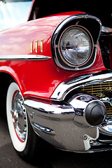 Image showing Classic Car Headlight