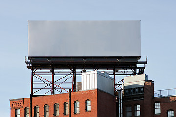 Image showing Empty Urban Billboard