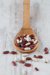 Image showing Red and white beans