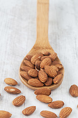 Image showing Raw almonds