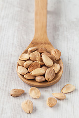 Image showing Toasted almonds