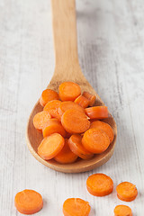 Image showing Fresh carrots