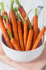 Image showing Fresh carrots