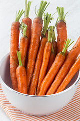 Image showing Fresh carrots