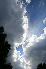 Image showing Colorful clouds