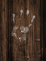 Image showing Hand print