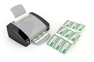 Image showing Money printing