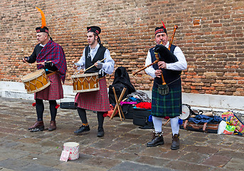 Image showing Scottish Musical Band