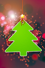 Image showing christmas tree background