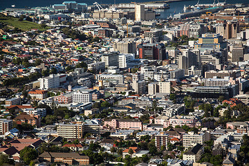 Image showing Aerial view of Cape Town