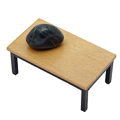 Image showing Stone on a table