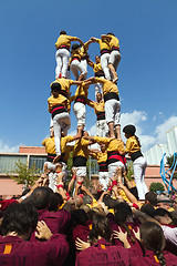 Image showing Castellers