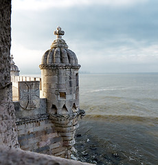 Image showing Detail of Torre de Belem