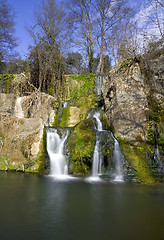 Image showing Waterfall in Olot, Spain