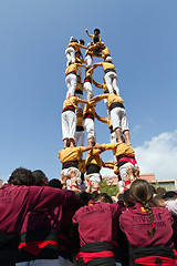 Image showing Castellers