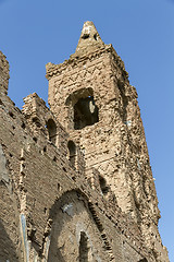 Image showing Belchite village destroyed in a bombing during the Spanish Civil War 