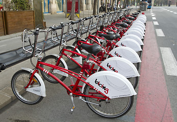 Image showing Bicing Barcelona