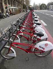 Image showing Bicing Barcelona