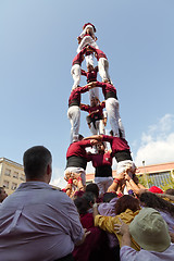 Image showing Castellers