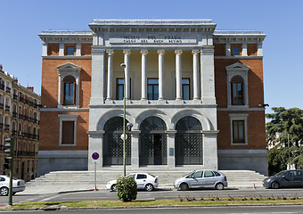 Image showing Prado museum, Cason del Buen Retiro building, Madrid