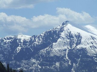 Image showing Himalaya peak in winter