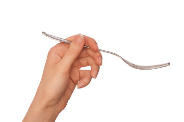 Image showing holding fork
