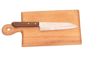 Image showing board with knife