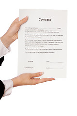 Image showing contract