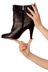 Image showing black footwear