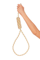 Image showing suicide with rope