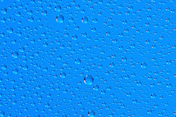 Image showing blue water bubbles