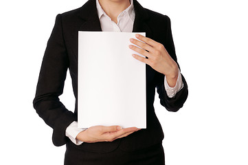 Image showing white blank paper