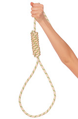 Image showing suicide with rope