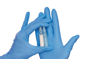 Image showing ampules for making a vaccination