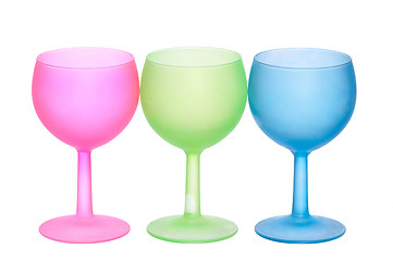 Image showing three wine glasses