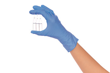 Image showing three vials