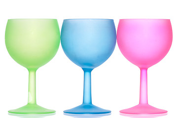 Image showing three wine glasses