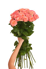 Image showing big bouquet of roses