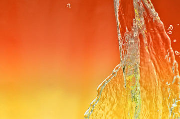 Image showing splash water