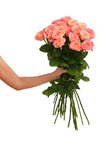 Image showing big bouquet of roses