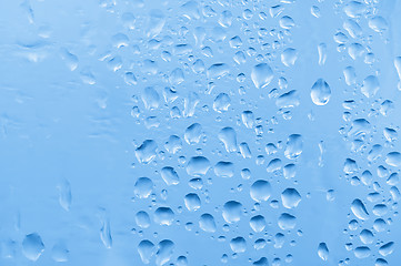 Image showing blue water bubbles