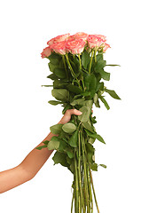 Image showing big bouquet of roses