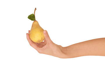 Image showing yellow pear