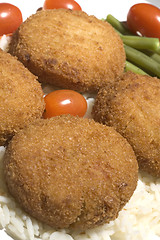 Image showing crab cakes