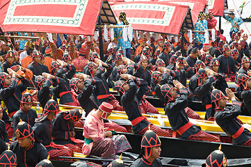 Image showing Royal Barge Procession, Bangkok 2012