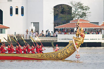 Image showing Royal Barge Procession, Bangkok 2012