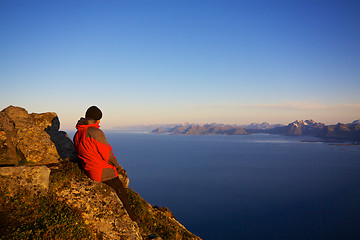 Image showing Hiking on Lofoten