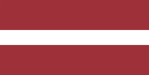 Image showing Flag of Latvia